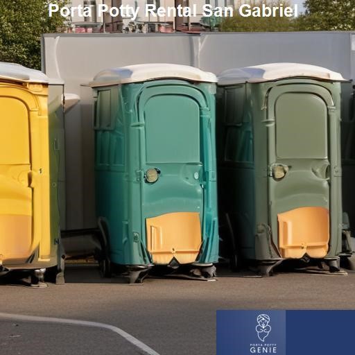 Cost of Porta Potty Rental in San Gabriel - Porta Potty Genie San Gabriel