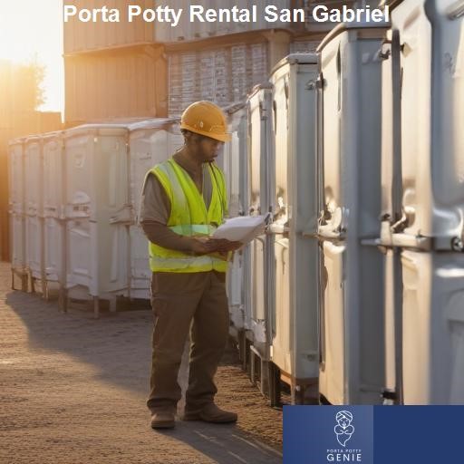 Maintaining a Rented Porta Potty - Porta Potty Genie San Gabriel