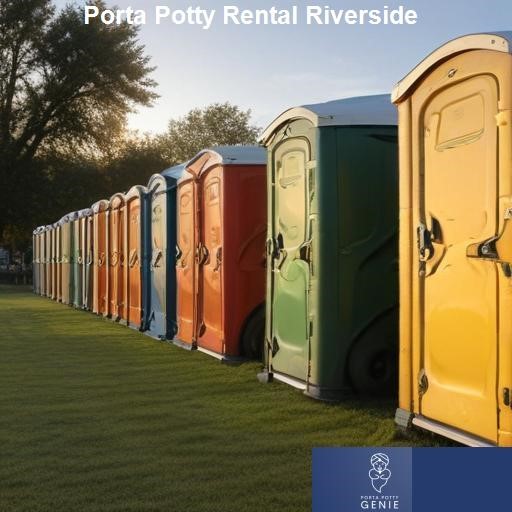 Our Riverside Porta Potty Rental Services - Porta Potty Genie Riverside