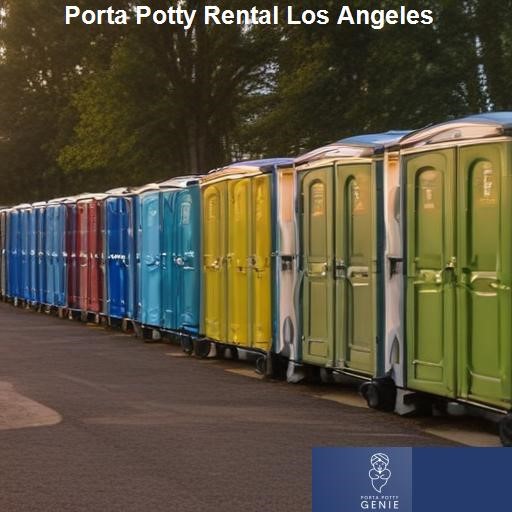 Types of Porta Potties Available for Rent in Los Angeles - Porta Potty Genie Los Angeles