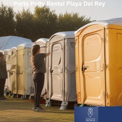 Types of Porta Potties Available for Rental - Porta Potty Genie Playa Del Rey