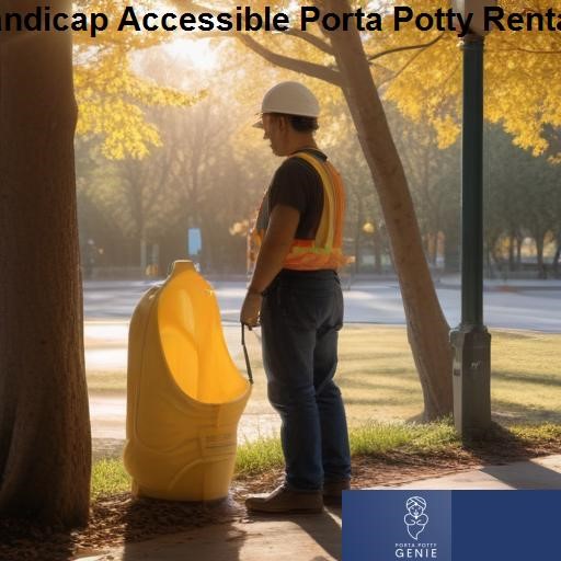Porta Potty Genie Handicap Accessible Porta Potty Rental
