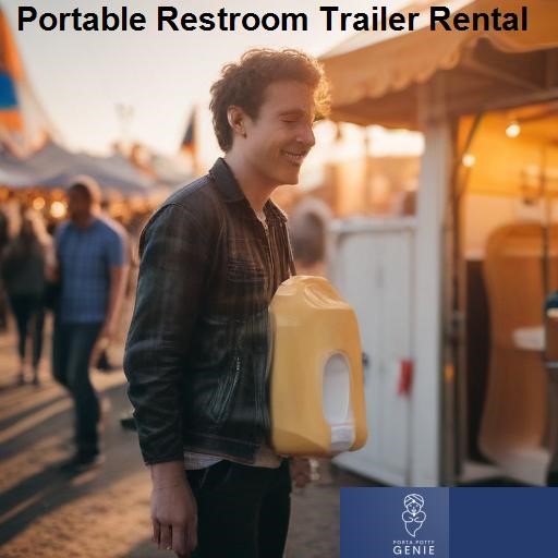 Porta Potty Genie Portable Restroom Trailer Rental