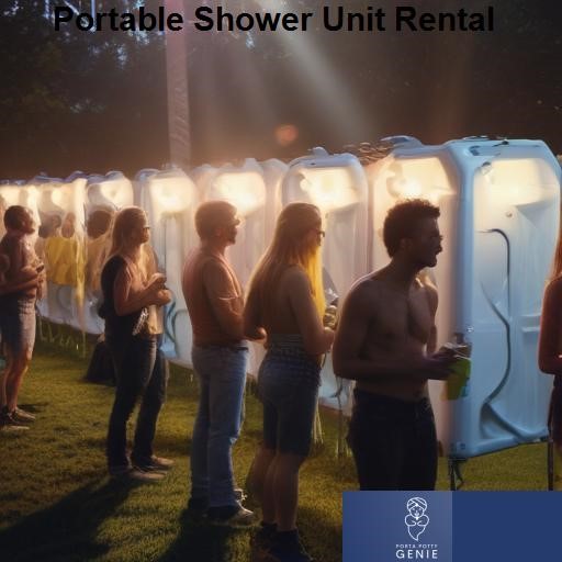 Porta Potty Genie Portable Shower Unit Rental