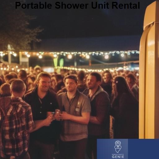 Porta Potty Genie Portable Shower Unit Rental