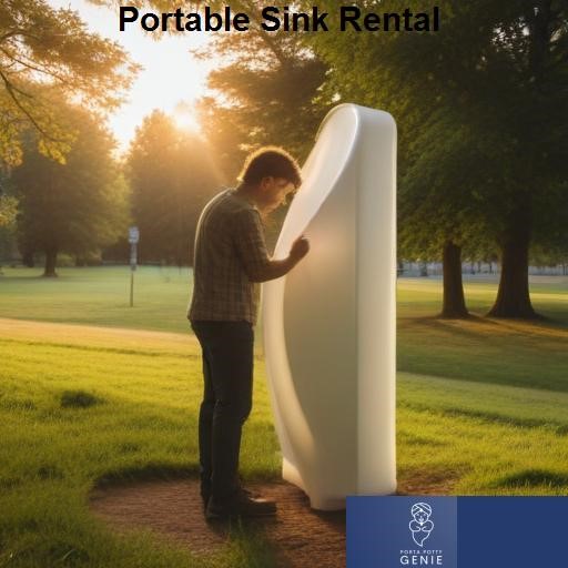 Porta Potty Genie Portable Sink Rental