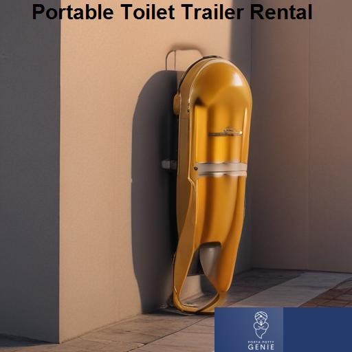 Porta Potty Genie Portable Toilet Trailer Rental